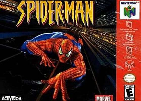 Spiderman Nintendo 64 artwork