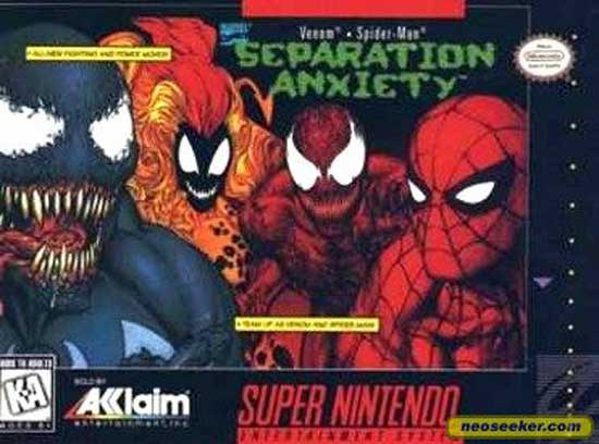 Venom Spiderman Separation Anxiety