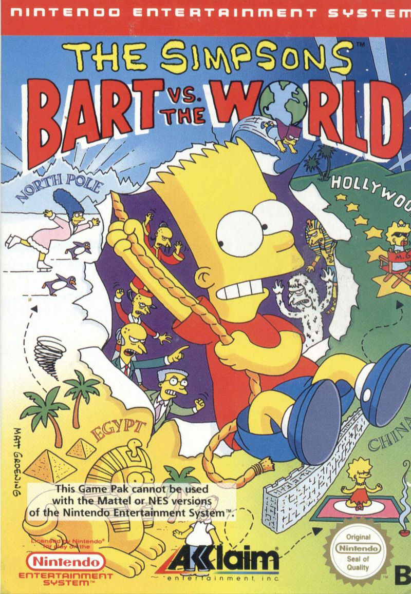 Simpsons Bart vs the World
